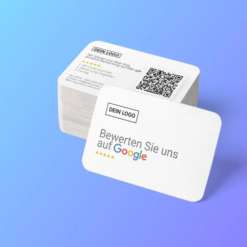 Google Bewertung Visitenkarte Simple
